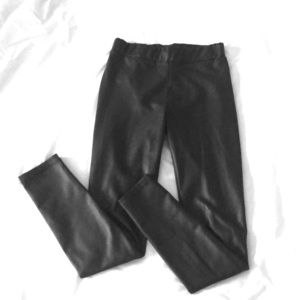 Black Leather Leggings